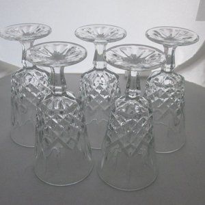 5 Wexford Stemmed Glasses Excellent shape